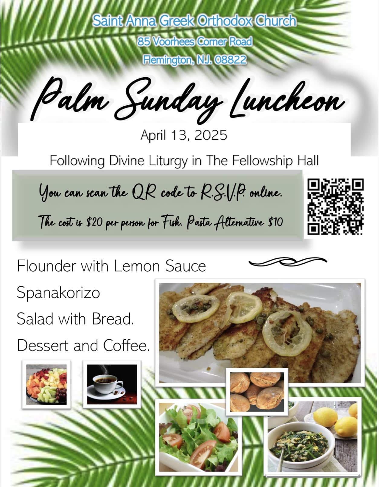 Palm Sunday Luncheon 2025